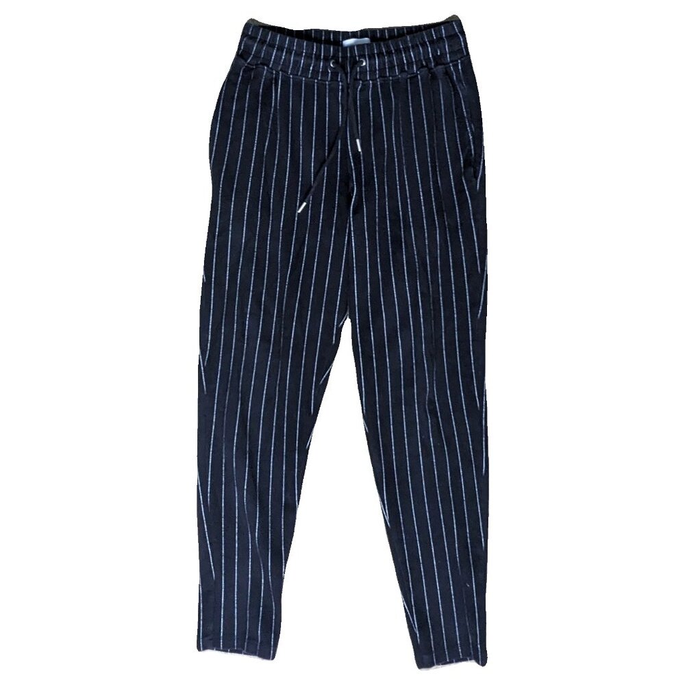 Topman Black and White Flannel Joggers Size S Preowned
